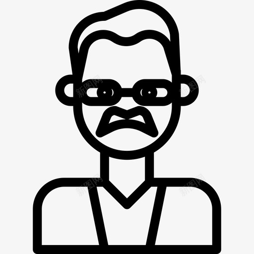 男人用户化身4直系图标svg_新图网 https://ixintu.com 用户化身4 男人 直系