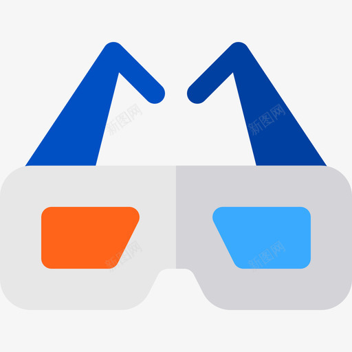 3d眼镜媒体技术平板图标svg_新图网 https://ixintu.com 3d眼镜 媒体技术 平板