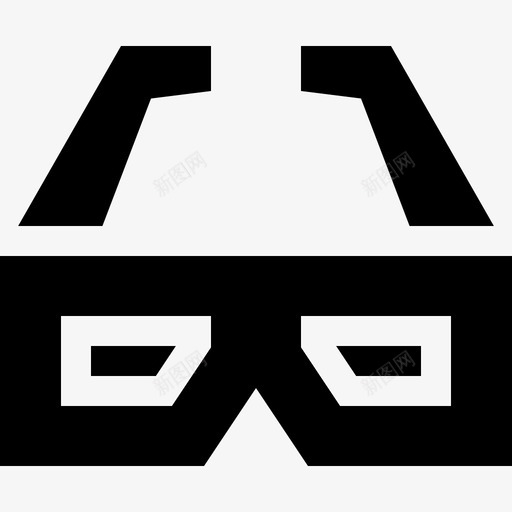 3d眼镜游戏12填充图标svg_新图网 https://ixintu.com 3d眼镜 填充 游戏12