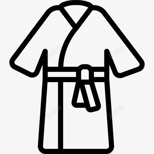 长袍美女42直系图标svg_新图网 https://ixintu.com 大袍子 直系 美女42 长袍