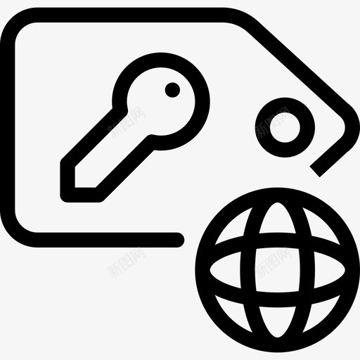 全局密钥标记全局锁定图标svg_新图网 https://ixintu.com 全局 全局密钥标记 搜索引擎优化行图标 锁定