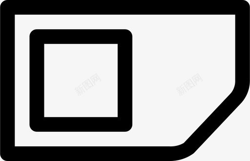 sim卡手机号码图标svg_新图网 https://ixintu.com sim卡 号码 手机 电信 运营商