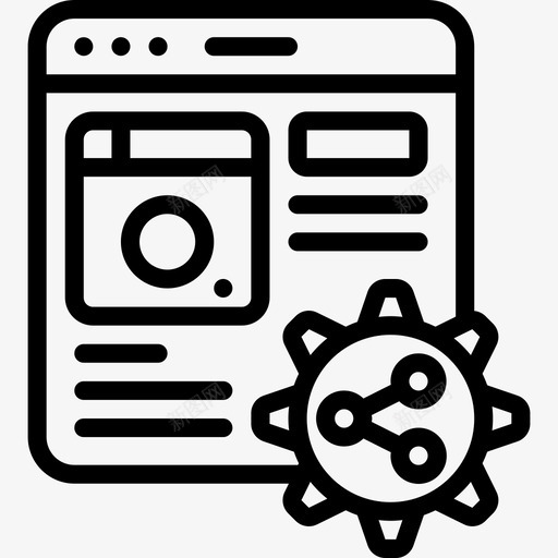 选项社会营销5线性图标svg_新图网 https://ixintu.com 社会营销5 线性 选项