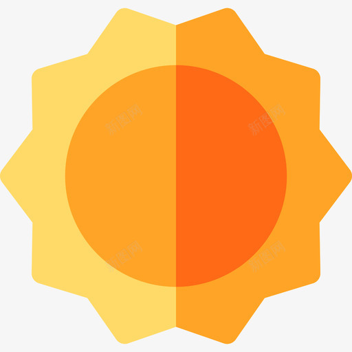 太阳沙漠10平坦图标svg_新图网 https://ixintu.com 太阳 平坦 沙漠10