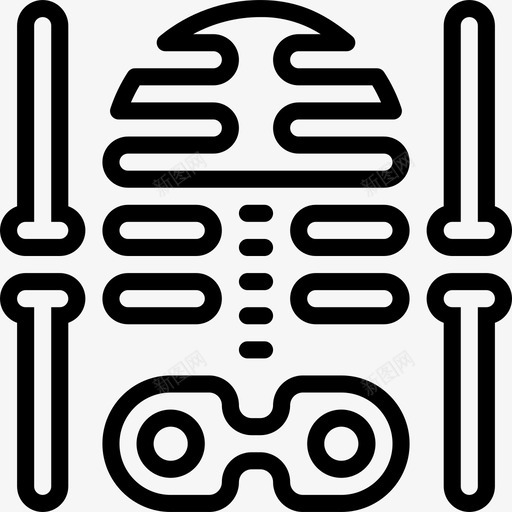 X光医学90线性图标svg_新图网 https://ixintu.com X光 医学90 线性