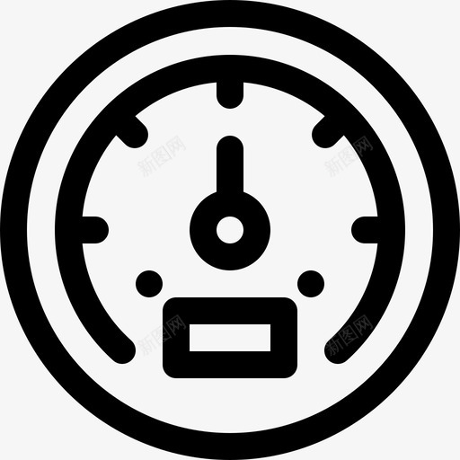 转速表车库15线性图标svg_新图网 https://ixintu.com 线性 车库15 转速表