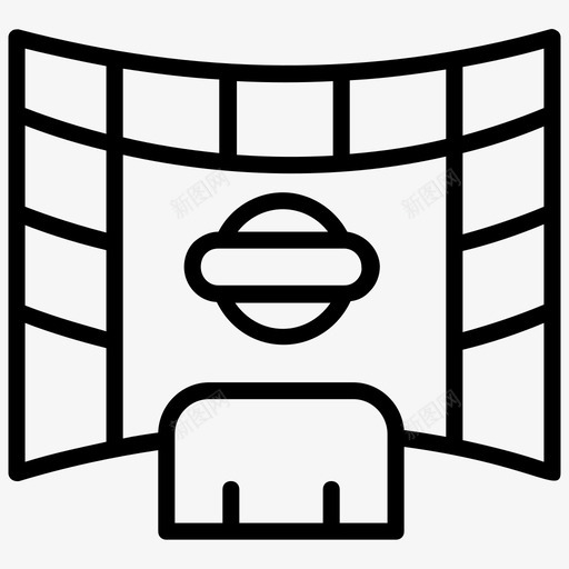 虚拟现实技术创新技术模拟图标svg_新图网 https://ixintu.com 创新技术 创新技术图标 模拟 虚拟现实 虚拟现实技术
