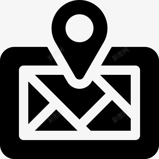 数字地图车库16已填充图标svg_新图网 https://ixintu.com 已填充 数字地图 车库16