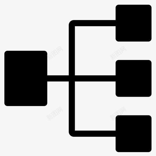 凡米-树形结构 (1)svg_新图网 https://ixintu.com 凡米-树形结构 (1)
