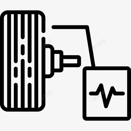 车轮车库18直线图标svg_新图网 https://ixintu.com 直线 车库18 车轮