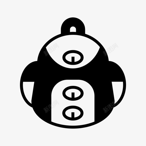 包徒步旅行行李图标svg_新图网 https://ixintu.com 包 半背包 徒步旅行 旅行者 背包 行李