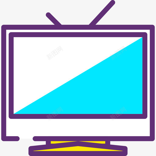 电视新闻9魅力图标svg_新图网 https://ixintu.com 新闻9 电视 魅力