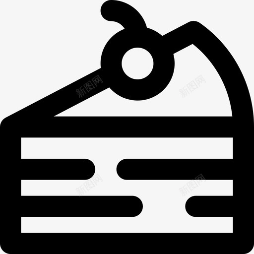 蛋糕47号餐厅直系图标svg_新图网 https://ixintu.com 47号餐厅 直系 蛋糕