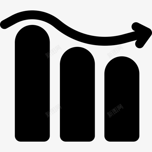 条形图业务分析7已填充图标svg_新图网 https://ixintu.com 业务分析7 已填充 条形图