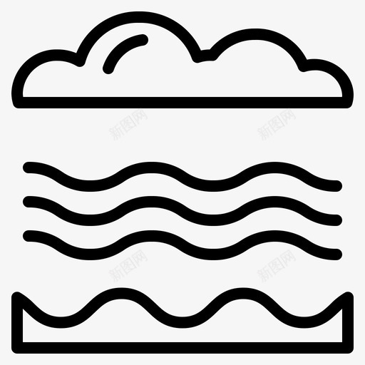 微风气候气象图标svg_新图网 https://ixintu.com 季节 微风 气候 气象 风
