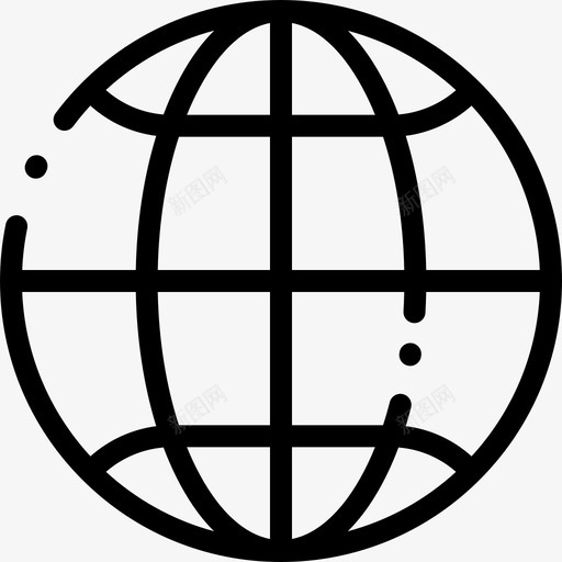 接地网地理17线性图标svg_新图网 https://ixintu.com 地理17 接地网 线性