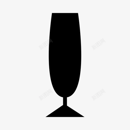 香槟酒杯周年纪念长笛图标svg_新图网 https://ixintu.com 周年纪念 酒杯 长笛 香槟酒杯
