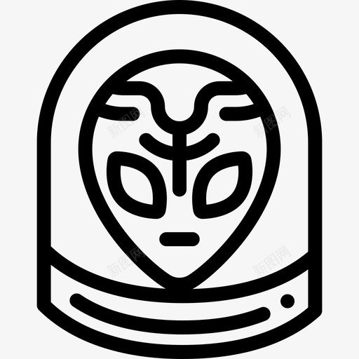 外星人科幻小说5直系图标svg_新图网 https://ixintu.com 外星人 直系 科幻小说5