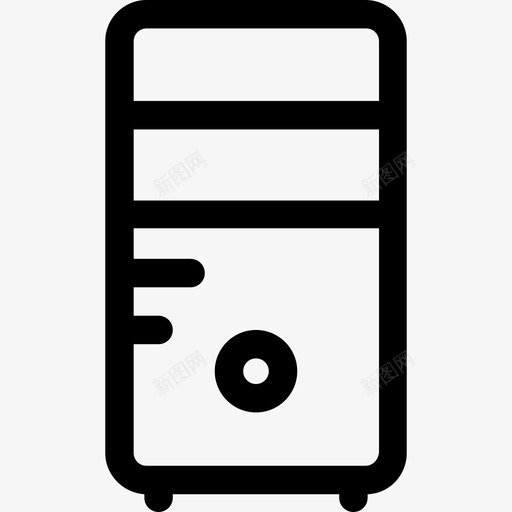 计算机科学与技术6线性图标svg_新图网 https://ixintu.com 科学与技术6 线性 计算机