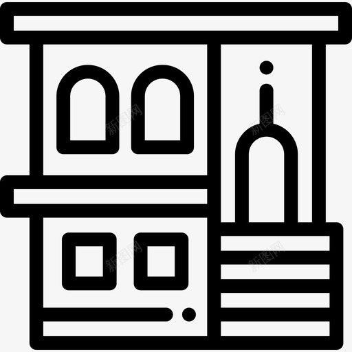 住宅房地产39线性图标svg_新图网 https://ixintu.com 住宅 房地产39 线性