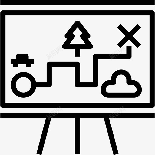 路线后勤11直线图标svg_新图网 https://ixintu.com 后勤11 直线 路线