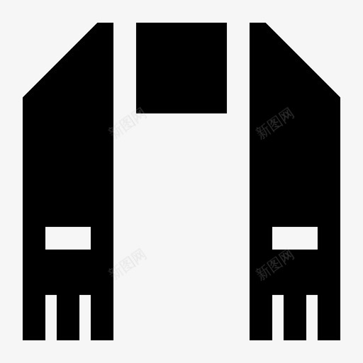 围巾衣服保暖图标svg_新图网 https://ixintu.com 保暖 冬季 冬季雕文 围巾 羊毛 衣服