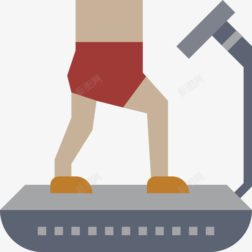 跑步机健身63平板图标svg_新图网 https://ixintu.com 健身63 平板 跑步机