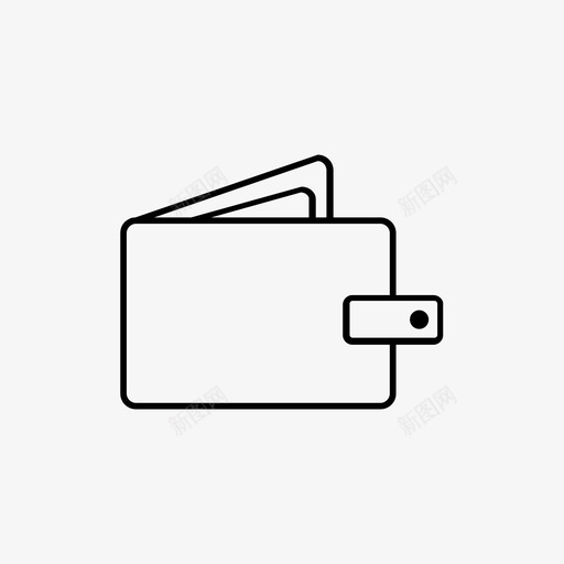 打开钱包胸针钱图标svg_新图网 https://ixintu.com 储蓄 打开钱包 消费 胸针 钱