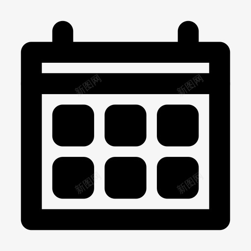 日历业务日期图标svg_新图网 https://ixintu.com 业务 业务和管理条线 日历 日期 管理 财务