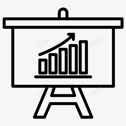 展示板图表图标svg_新图网 https://ixintu.com 图表 展示板