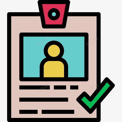 ID营销管理线性颜色图标svg_新图网 https://ixintu.com ID 线性颜色 营销管理