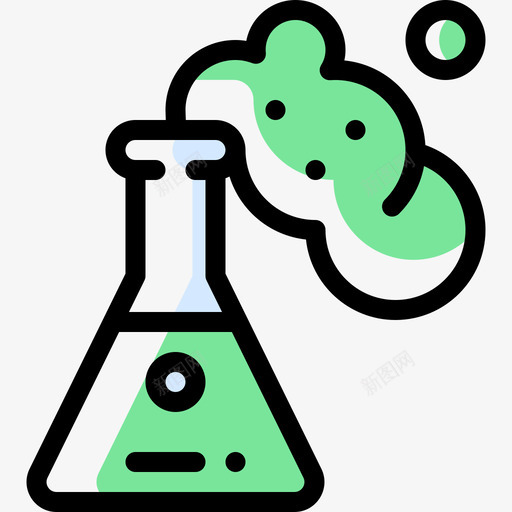 烧瓶疯狂科学7颜色省略图标svg_新图网 https://ixintu.com 烧瓶 疯狂科学7 颜色省略
