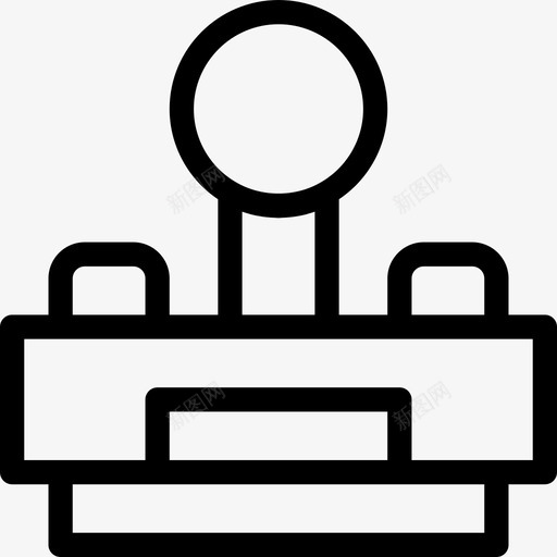 操纵杆娱乐27线性图标svg_新图网 https://ixintu.com 娱乐27 操纵杆 线性
