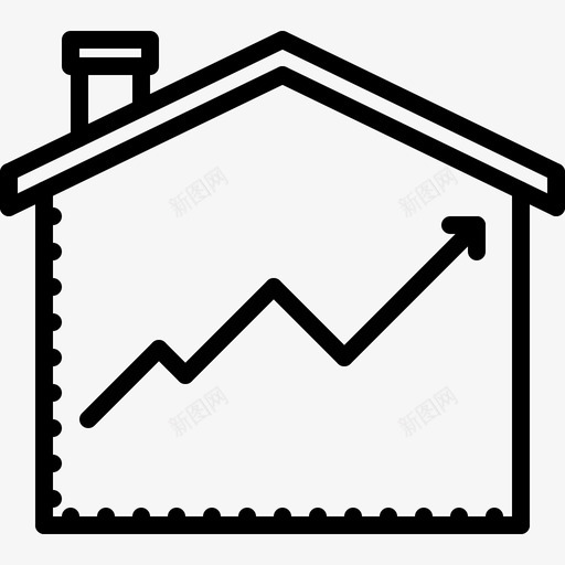 折线图实际状态9线性图标svg_新图网 https://ixintu.com 实际状态9 折线图 线性