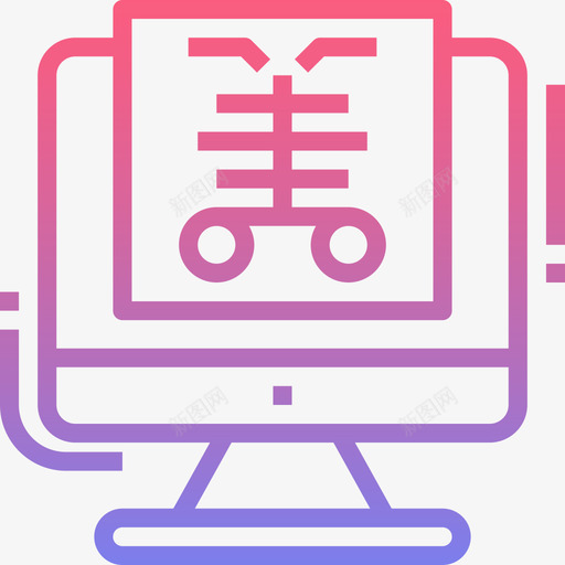 X射线医用114线性梯度图标svg_新图网 https://ixintu.com X射线 医用114 线性梯度
