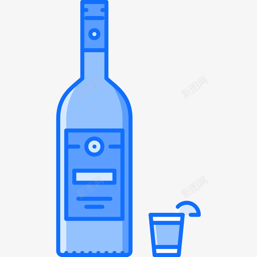 龙舌兰酒18号酒吧蓝色图标svg_新图网 https://ixintu.com 18号酒吧 蓝色 龙舌兰酒
