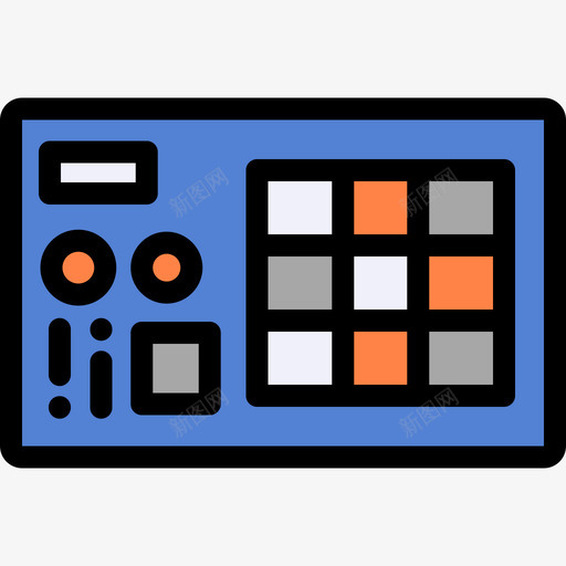 Launchpad音乐商店线性颜色图标svg_新图网 https://ixintu.com Launchpad 线性颜色 音乐商店