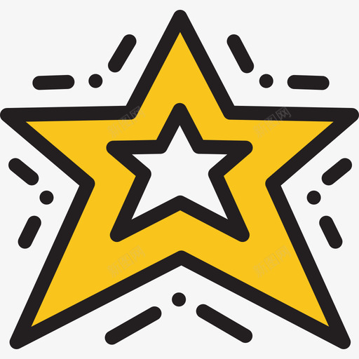 星星风景艺术12线条色彩图标svg_新图网 https://ixintu.com 星星 线条色彩 风景艺术12