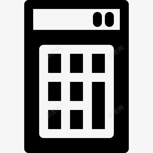 计算器数字营销46填充图标svg_新图网 https://ixintu.com 填充 数字营销46 计算器