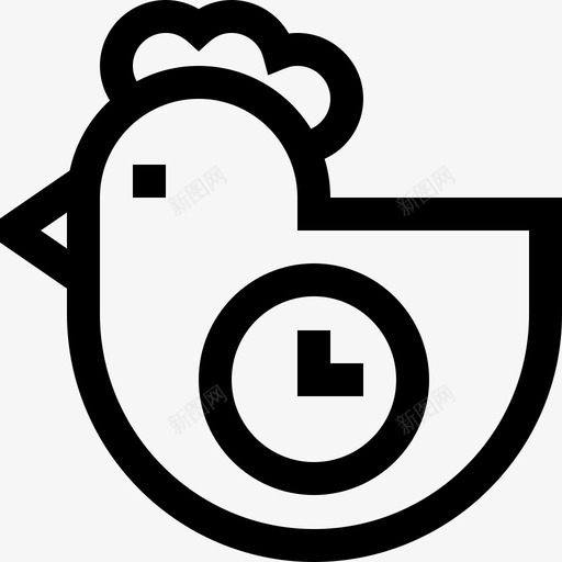 早上好时间44直系图标svg_新图网 https://ixintu.com 早上好 时间44 直系