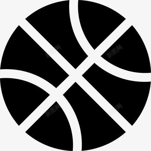 篮球健康生活方式12充满活力图标svg_新图网 https://ixintu.com 健康生活方式12 充满活力 篮球