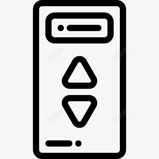 电梯酒店服务13直线图标svg_新图网 https://ixintu.com 电梯 直线 酒店服务13