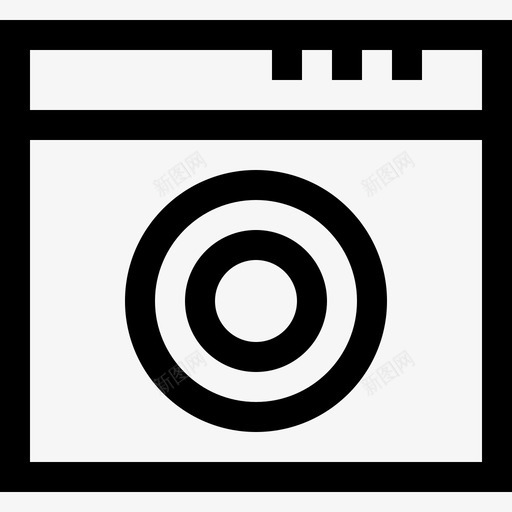 洗衣机清洗9线性图标svg_新图网 https://ixintu.com 洗衣机 清洗9 线性