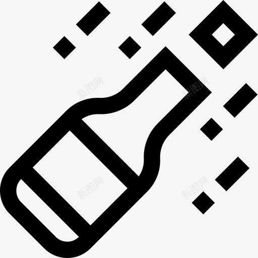 香槟假日34直系图标svg_新图网 https://ixintu.com 假日34 直系 香槟