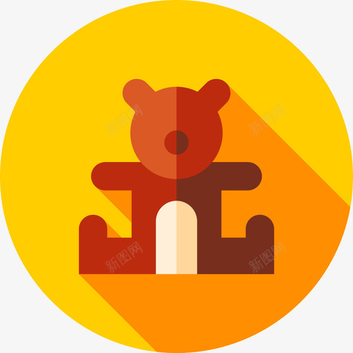 泰迪熊游乐园22号公寓图标svg_新图网 https://ixintu.com 公寓 泰迪熊 游乐园22号