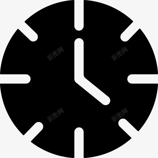 挂钟家庭自动化9已填充图标svg_新图网 https://ixintu.com 家庭自动化9 已填充 挂钟