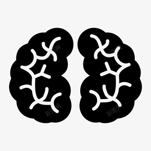 大脑小脑智力图标svg_新图网 https://ixintu.com 大脑 小脑 思维 思考 智力