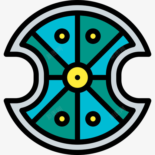 盾牌战争2线性颜色图标svg_新图网 https://ixintu.com 战争2 盾牌 线性颜色