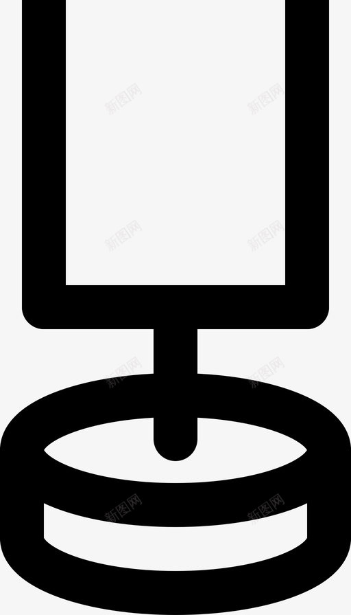 落地灯家具灯具灯具外型集图标svg_新图网 https://ixintu.com 家具灯具 灯具外型集 落地灯