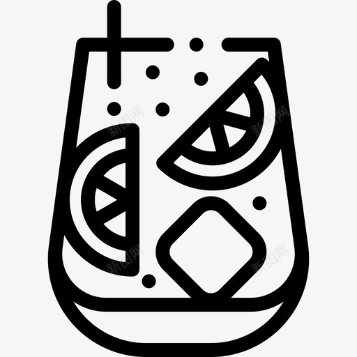 凯皮林哈鸡尾酒7直饮图标svg_新图网 https://ixintu.com 凯皮林哈 直饮 鸡尾酒7
